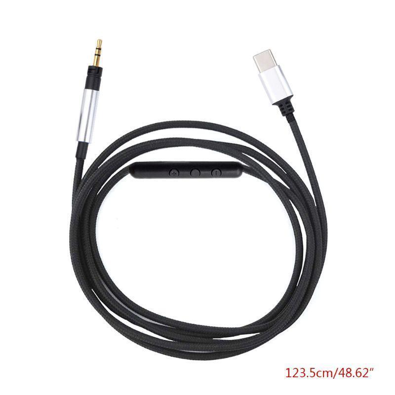 Replacement -Audio Cable  Mic TYPE-C plug For Momentum Momentum 2.0