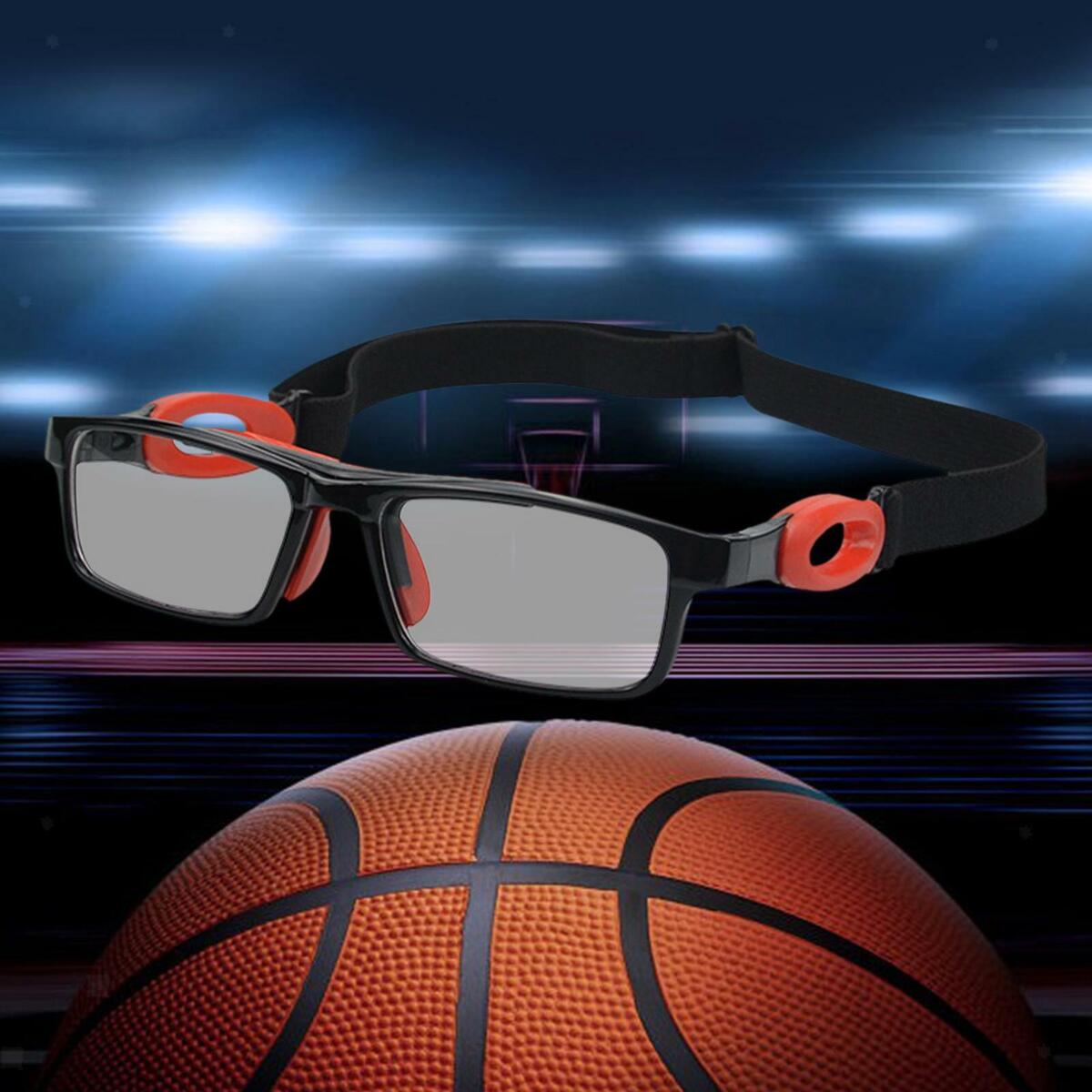 Basketball Glasses for  Anti-Collision Safety Eyewear for Tennis Black