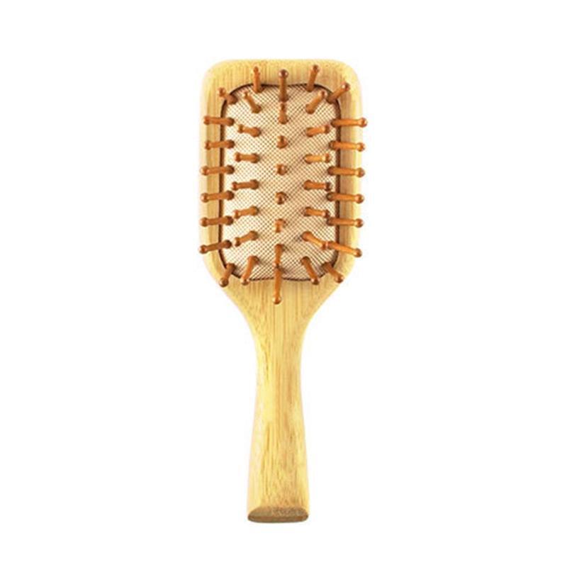 7pcs Bamboo Anti-Static Comb Detangling Hair Brush Scalp Massage Combs Styling