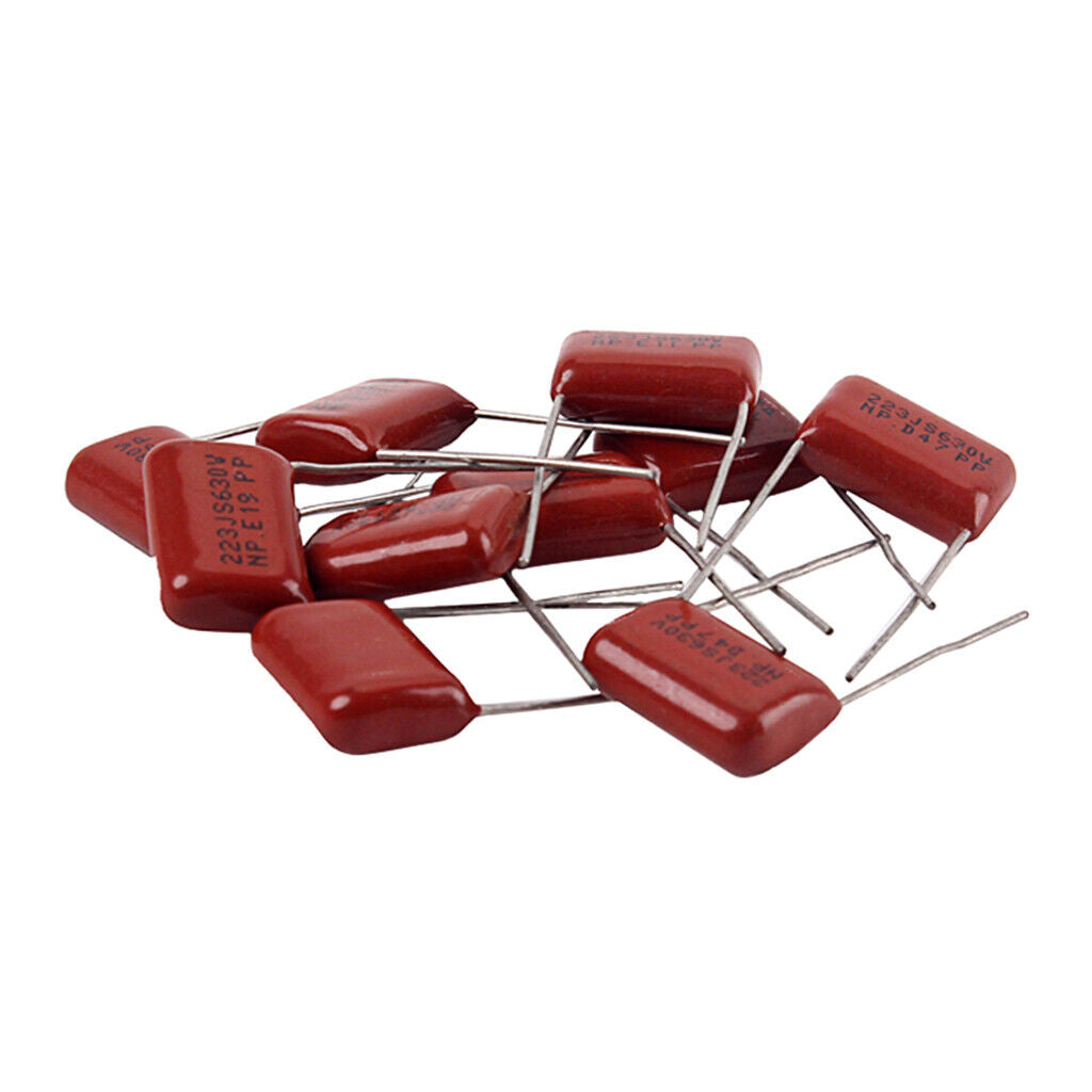 10 Pieces  & Copper 223J S630V Capacitors for Electric Guitar Bass