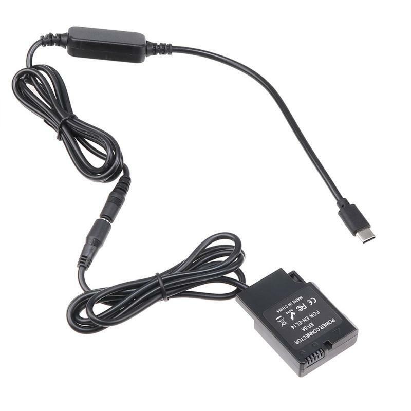 Professional Camera Dummy Battery EN-EL14 Power Adapter for D3100 D3200 D3300