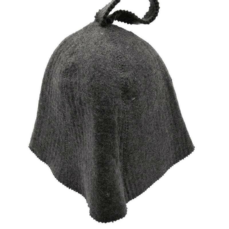 Wool Felt Sauna Hat Anti Heat Russian Banya Cap For Bath House Head Protection