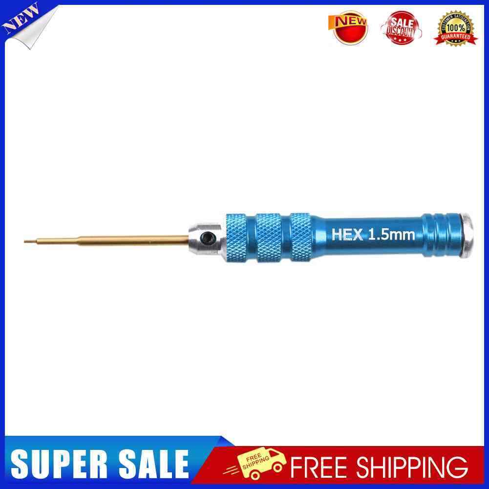 HSS Blue Handle Hex Screwdriver Tool Set for Drone Repair Tools (1.5mm)