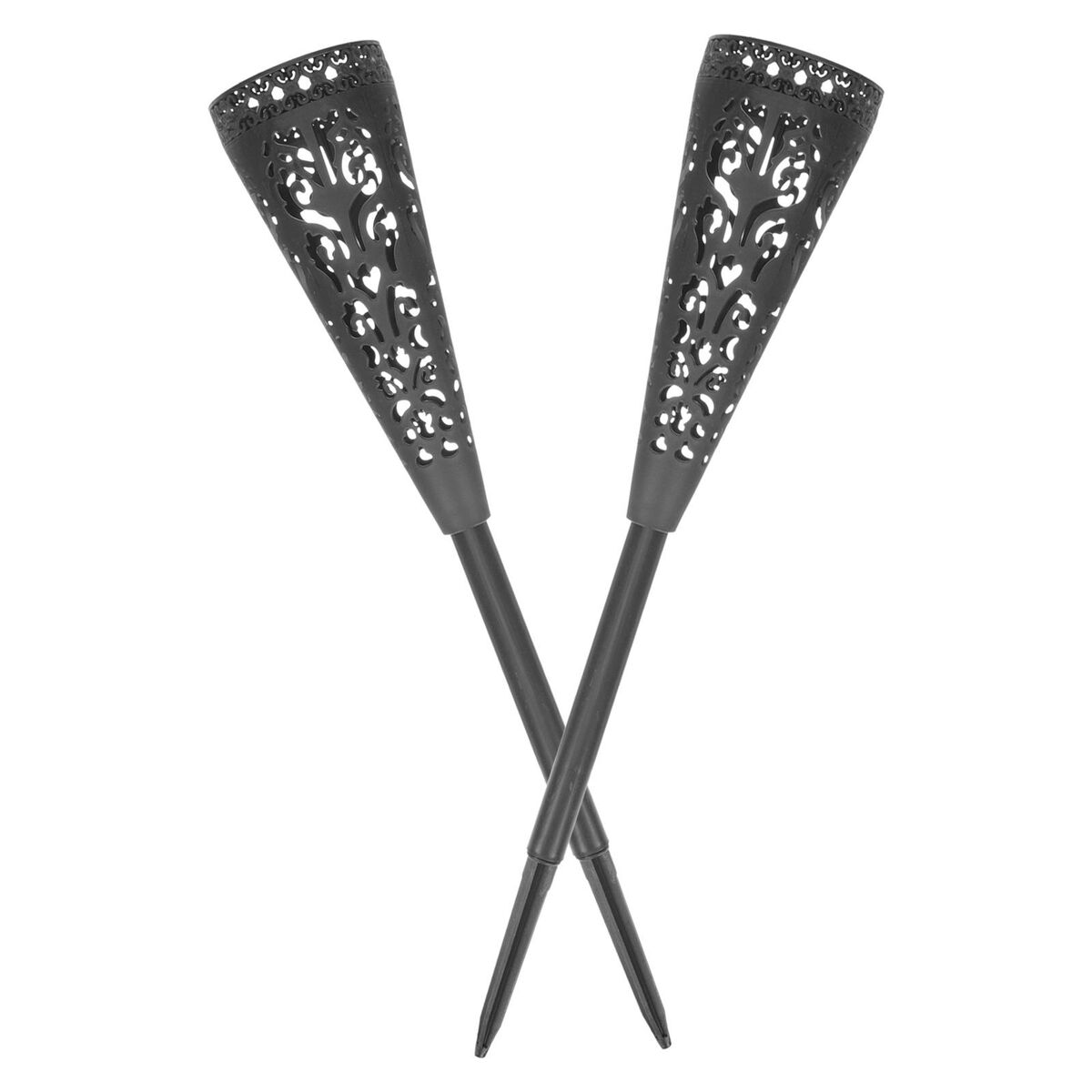 2Pcs Hollow Cemetery Courtyard Outdoor Flower Basket Garden Vase Flower Holder
