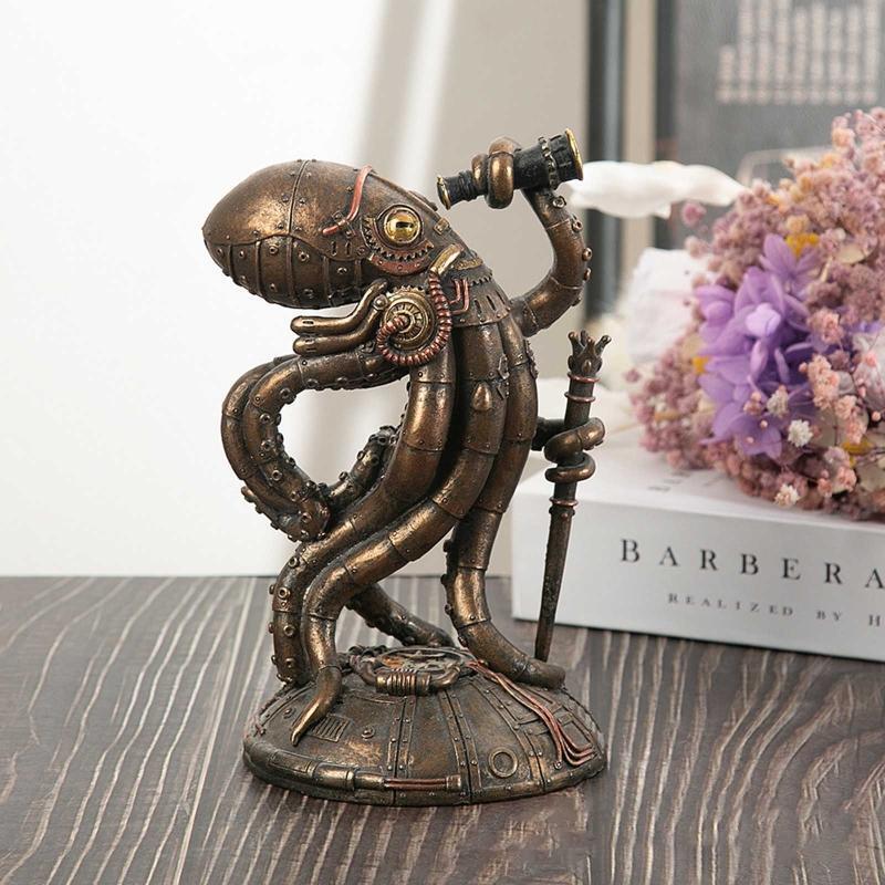 Creative Octopus Statues Sculptures Craft Ocean Decoration Fine Workmanship