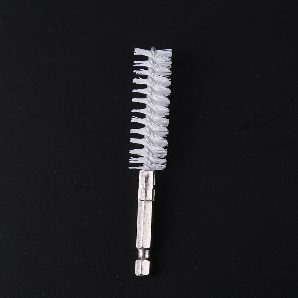 2pcs/Set Universal Impact Drivers Pipe Cleaning Nylon Brushes w/ Hex Shank