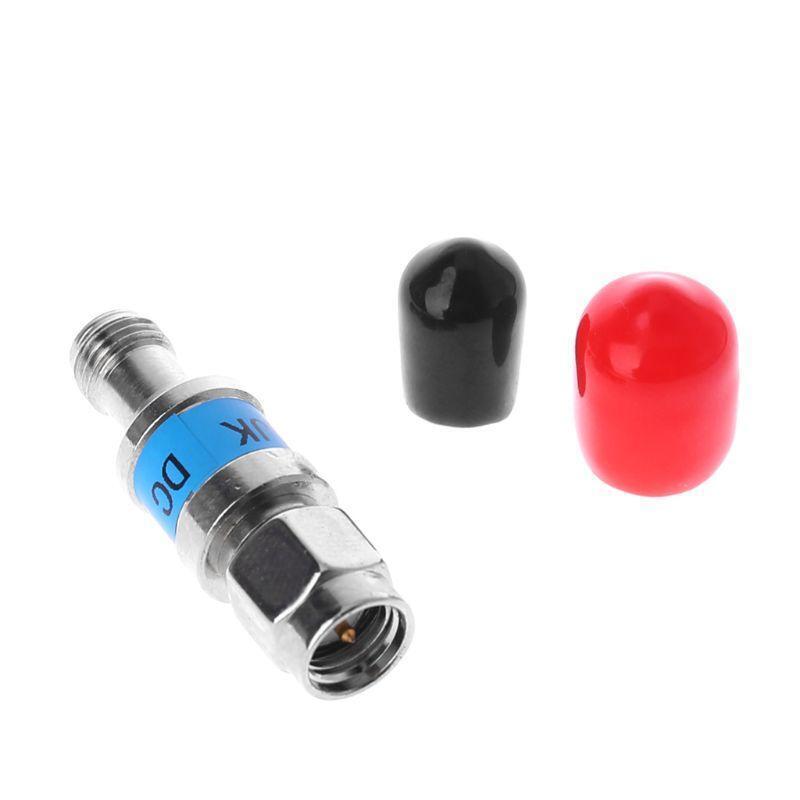 New SMA male to female Stainless steel RF Coaxial DC block 6000MHz 50ohms