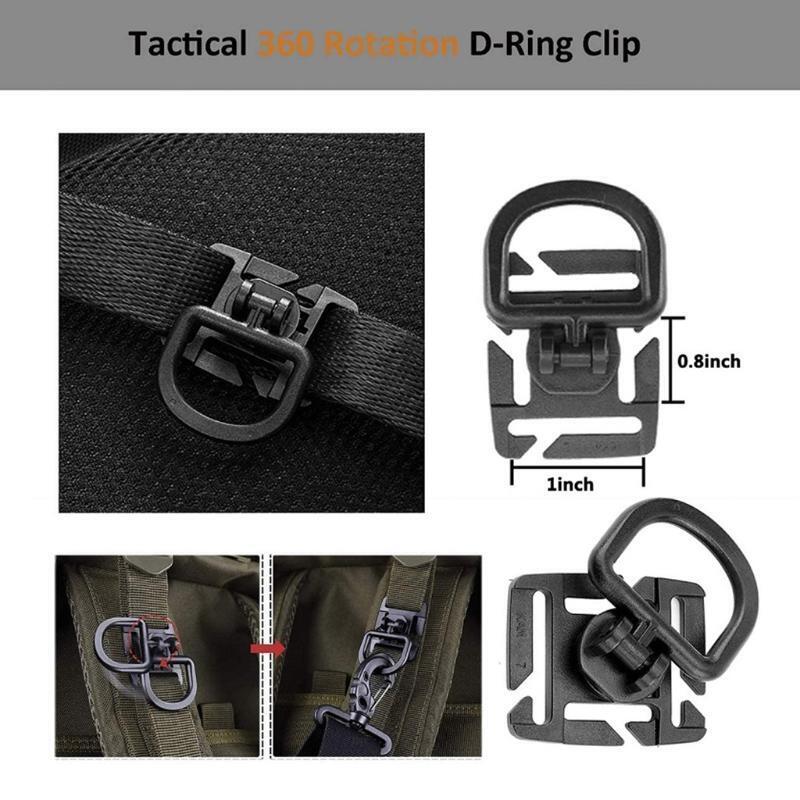 Molle Attachments Set Webbing Strap Molle Bag Tac-tical Backpack Vest Belt