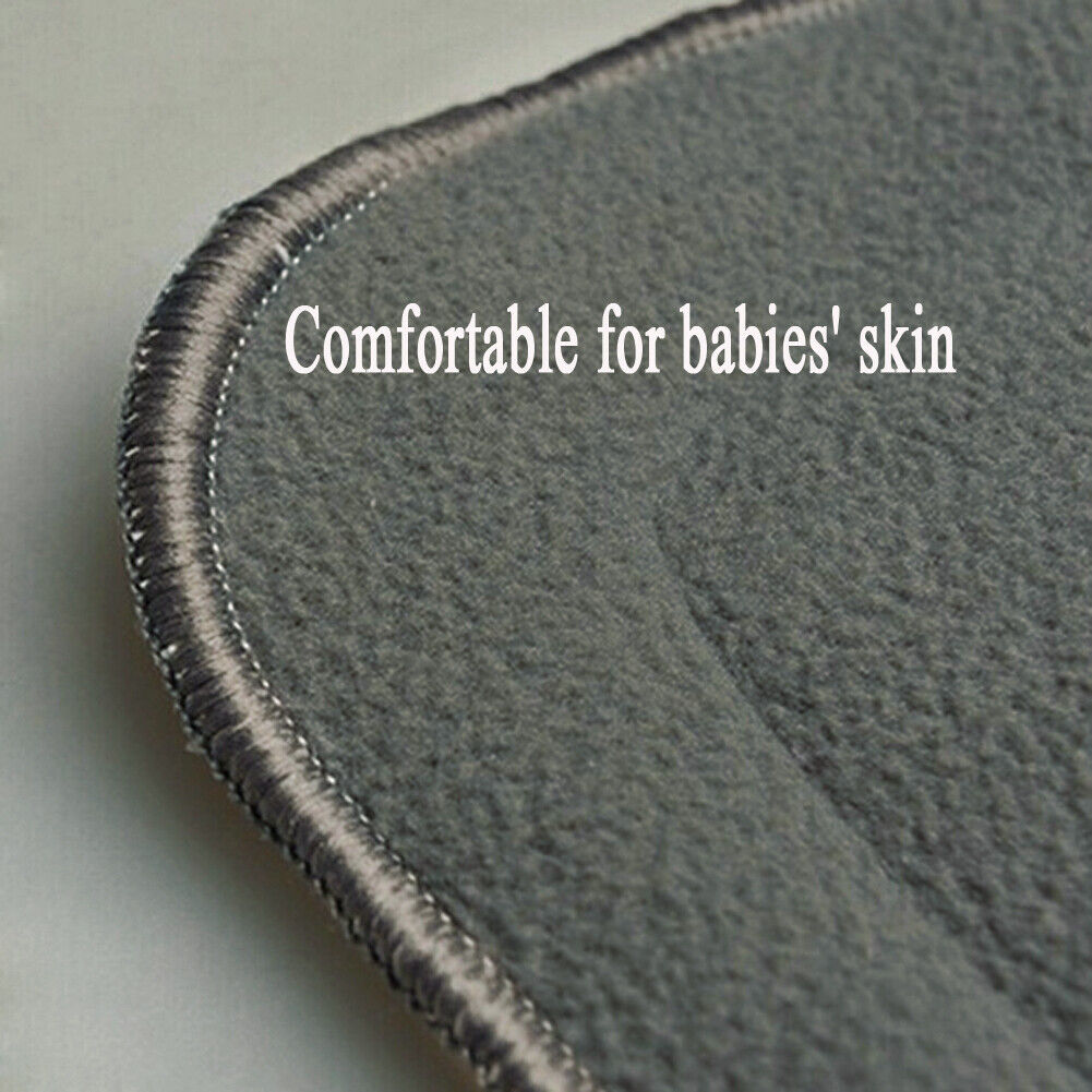1pc Reusable 4 Layers Bamboo Charcoal Insert Baby Cloth Diaper Nappy Use