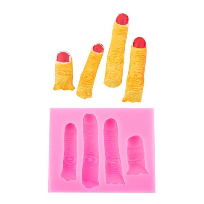 Simulation of Broken Fingers Shape Chocolate Candy Molds Craft DIY Mold Home