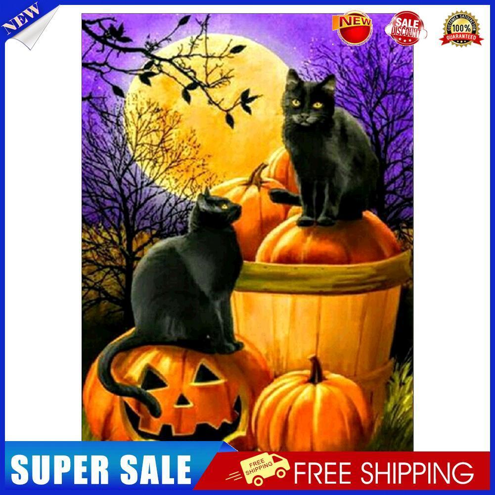 Halloween 5D DIY ?Full Drill Diamond Painting Craft Cross Stitch Needlework