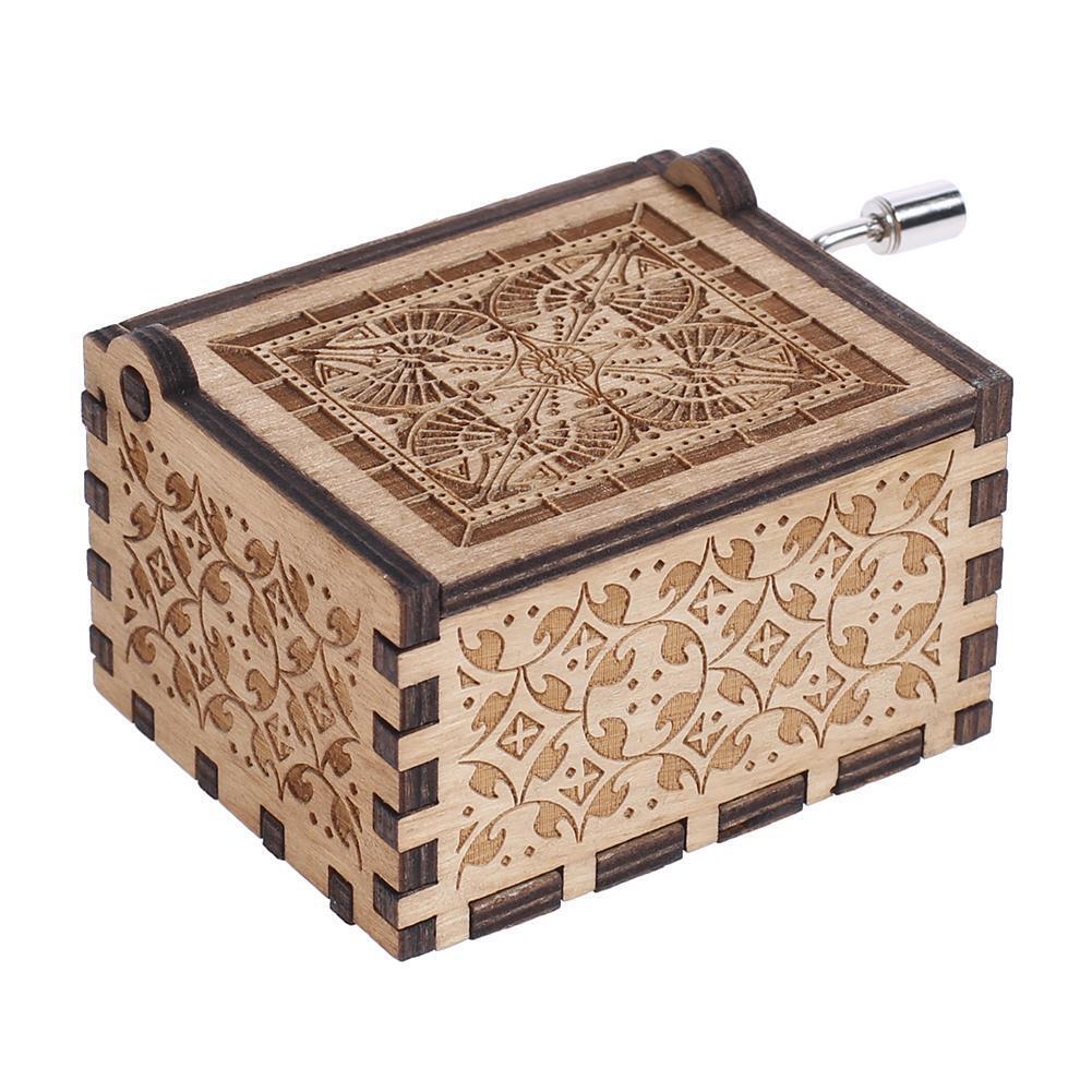 GAME OF THRONES Music Box Engraved Wooden Music Box Crafts Kid Xmas Gifts