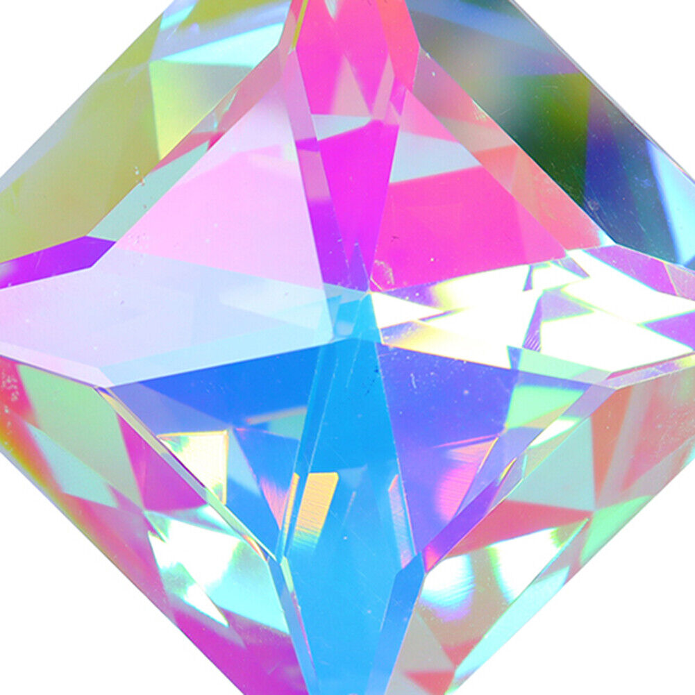 Crystals Prism Rainbow Maker Hanging Light Catcher Pendant Craft Decor (C)