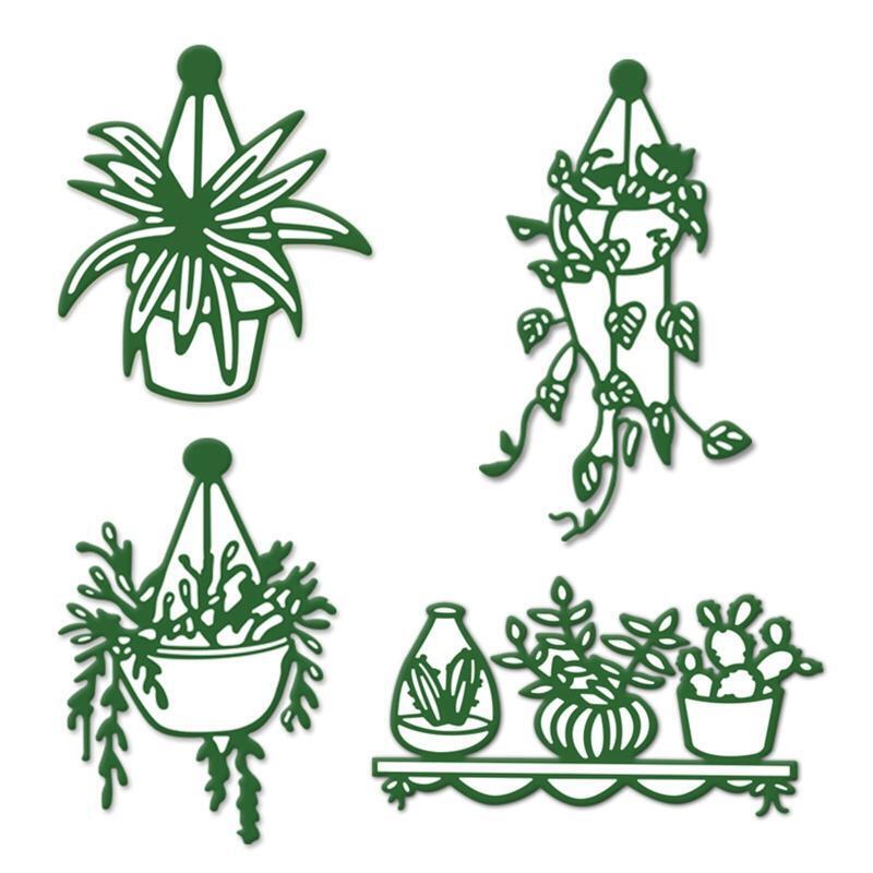 Hanging Plants Metal Cutting Dies Stencil DIY Scrapbooking Album Paper Card Mold