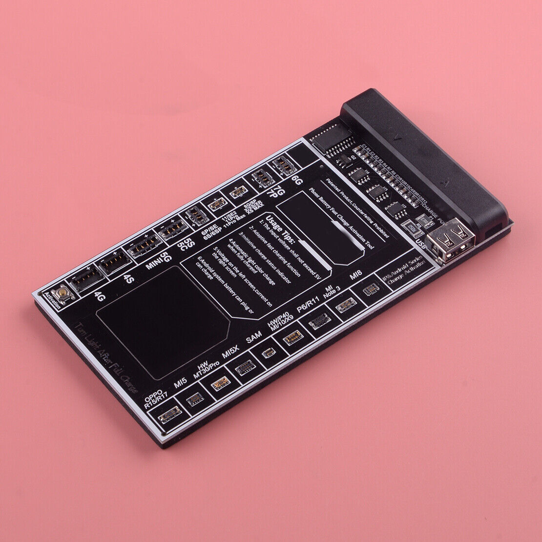 Universal Phone Battery Tester Charger Activation Board Fits For Android iOS