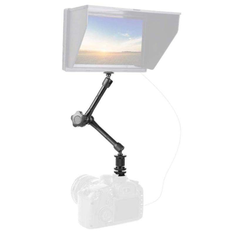 11 Inch Metal Adjustable Friction Articulating Arm Tripod for Camera Monitor
