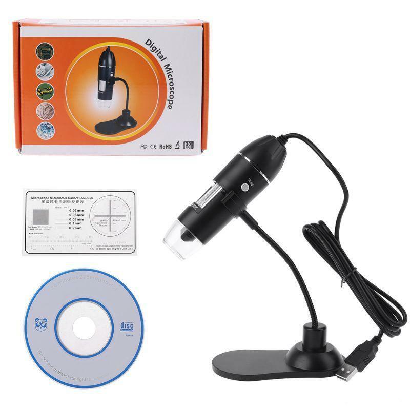 1000x Digital Magnification with Adjustable Stand 8 LED Compatible with Windows