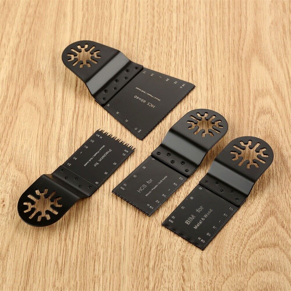 4pcs Oscillating Tool Precision E-cut Bi-metal Saw Blade For Fein Multimaster