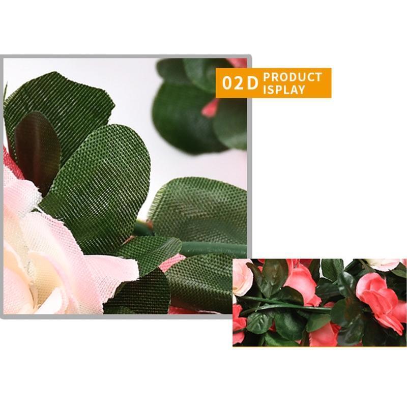 Rose Vine Wreath Easter Holiday Party Decorative Pendant Ornament