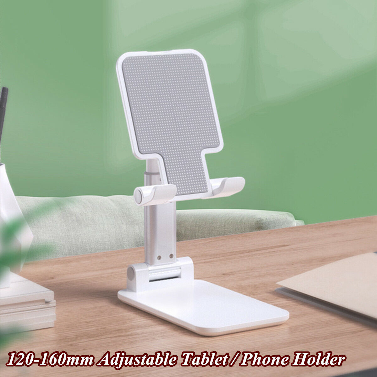 Anti-Slip Silicone Adjustable Tablet/Phone Holder Foldable Extend Support Holder