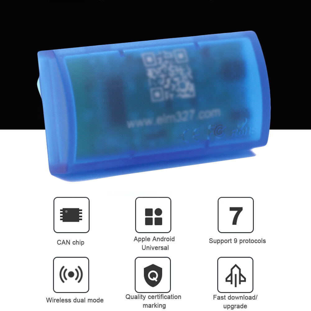 ELM327 OBD2 V1.5 Auto Car Bluetooth-Compatible Scanner Diagnostic Tester