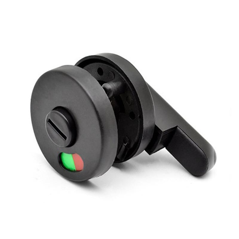 Black Indicator Bolt Vacant Engaged Bathroom Privacy WC Toilet Door Lock