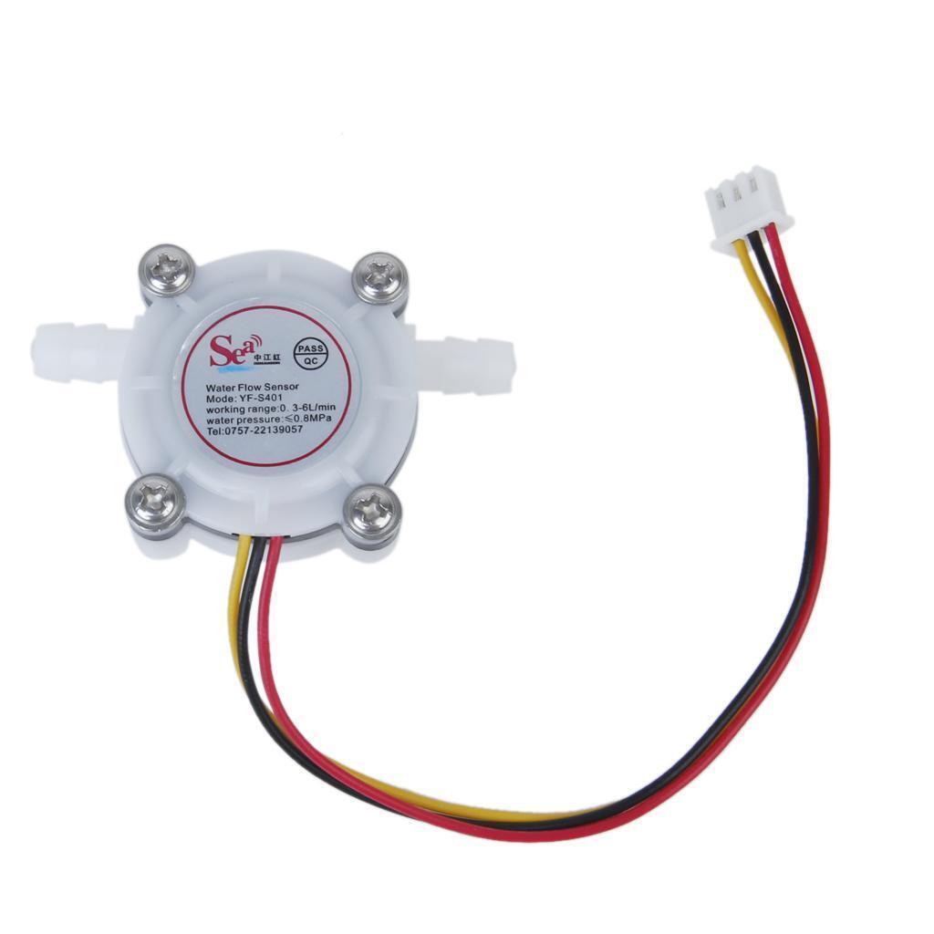 Water Flow Sensor Switch Meter  Coffee Dispenser Counter Fluid Control
