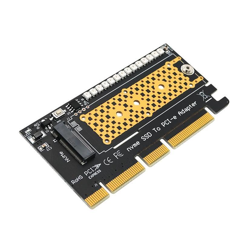 M.2 NVME SSD to PCIE Adapter Support NVME SSD Solid State Drive PCI-E X4 X8 X16