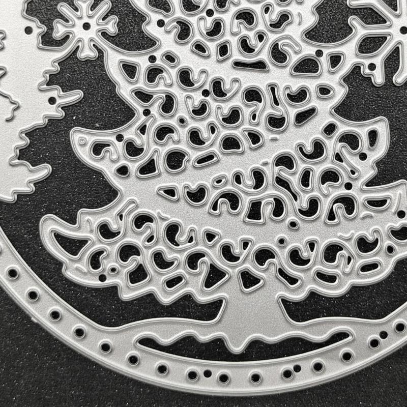 Christmas Tree Snowflake Metal Cutting Dies Stencil DIY Scrapbooking Album Paper