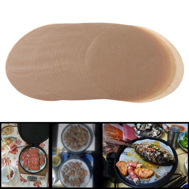 100pcs 8inch Parchment Paper Cookie Baking Sheets Liners Round Cake Pan