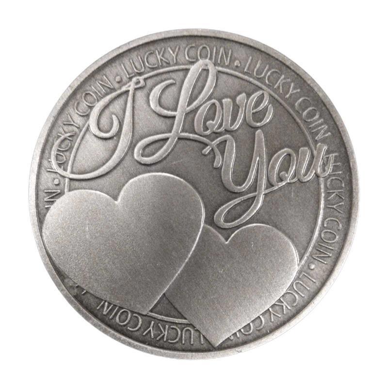 Love Commemorative Coin Metal Art Collectible Ornament Decor Supplies