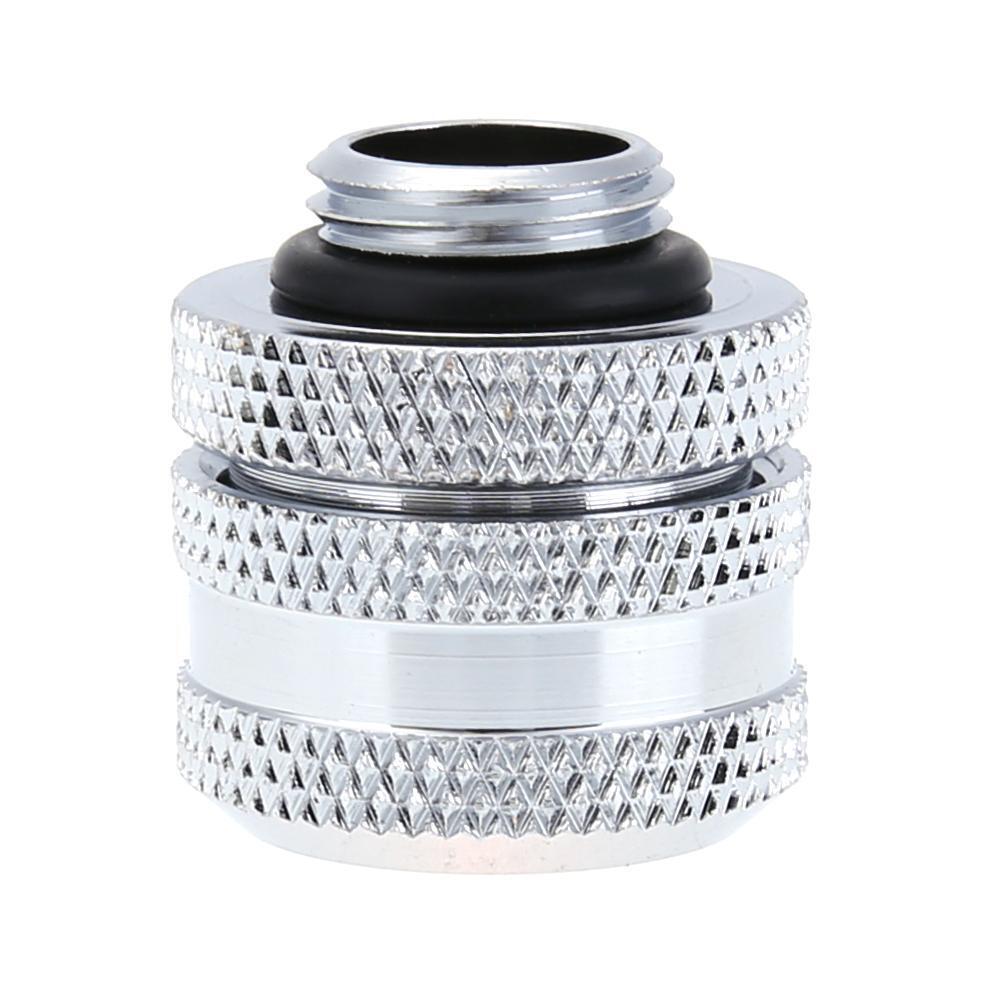 G1/4 14mm OD 4 Laps Hard Tube Quick Fitting Connector for PC Water Cooling