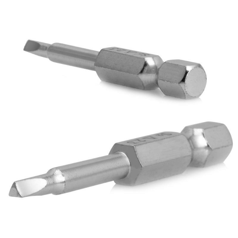 New 5 Pcs Magnetic Triangle Head Screwdriver Bits S2 Steel 1/4 Hex Shank 50mm