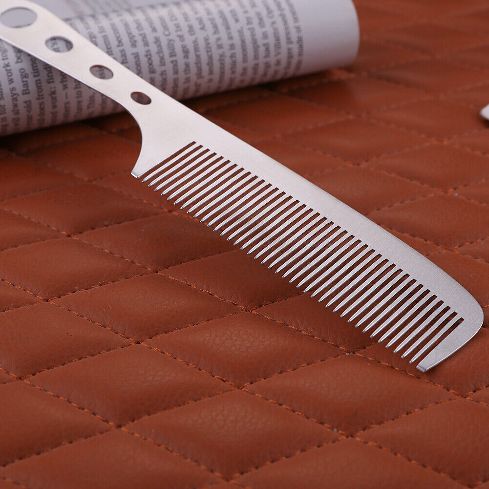 Space Aluminum Anti-static Comb Barber Hairdressing Styling Hair Brush (S)