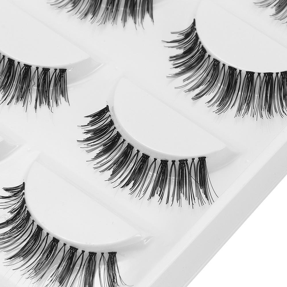 5 Pairs Fashion Long Soft Natural Cosmetic False Eyelash Eye Lashes Extension