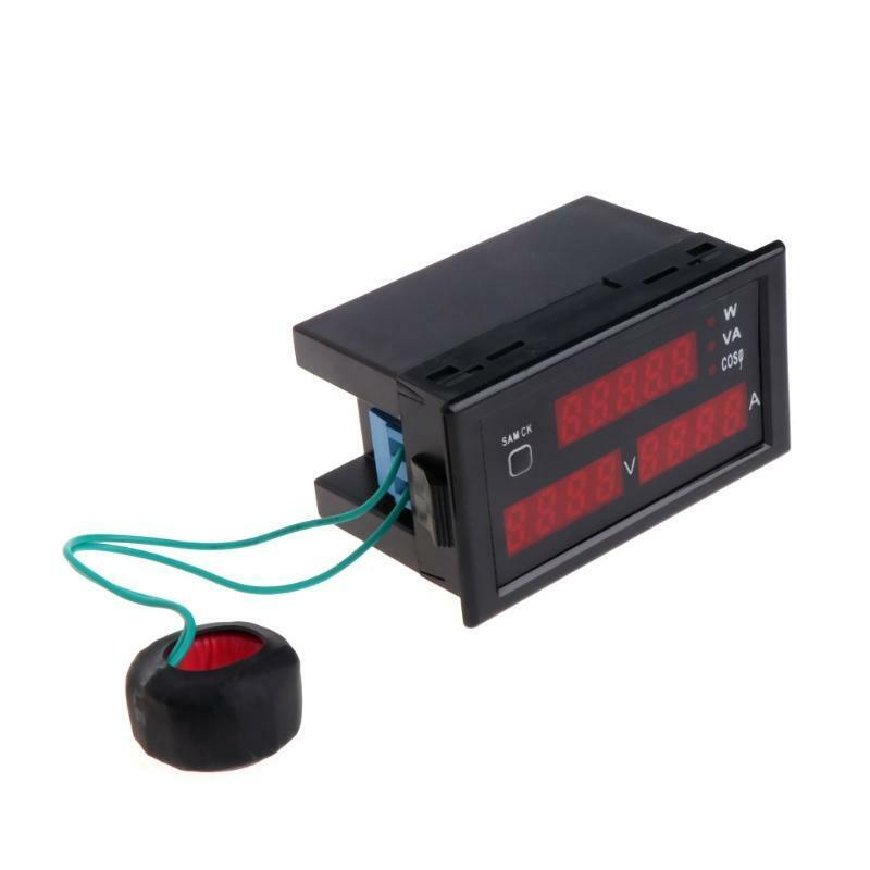 DL69-2048 Multifunctional AC Voltmeter Ammeter Voltage Current Meter AC 80-300V