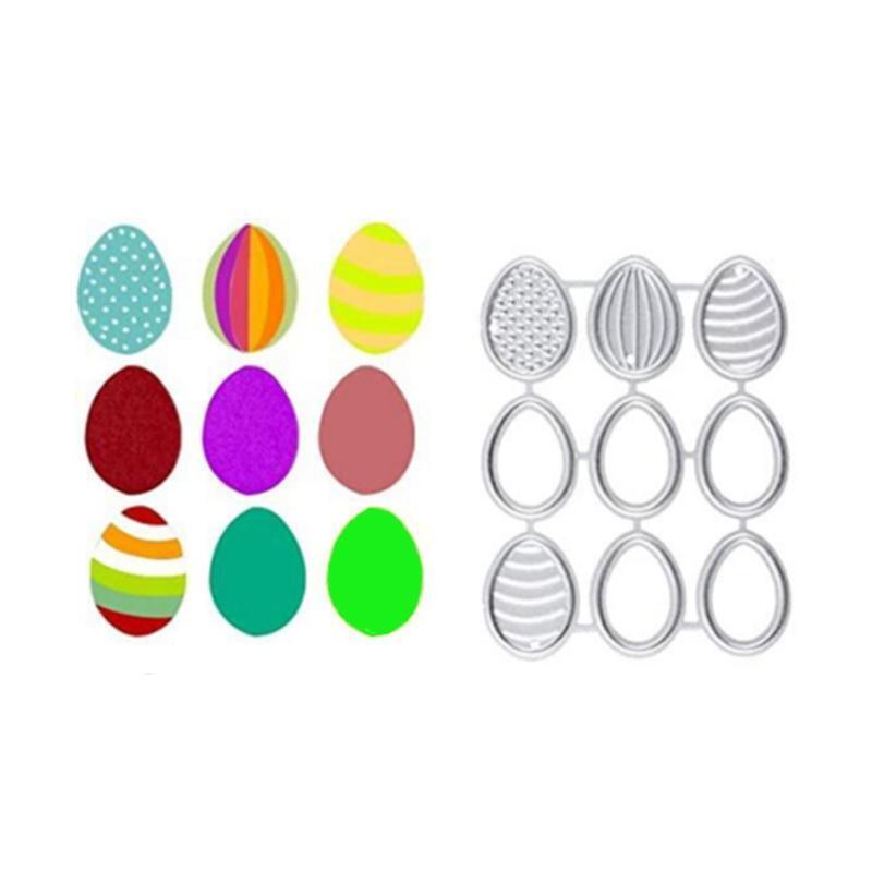 Cutting Dies Easter Eggs Embossing Dies Stamps for Card Making Decorative Craft