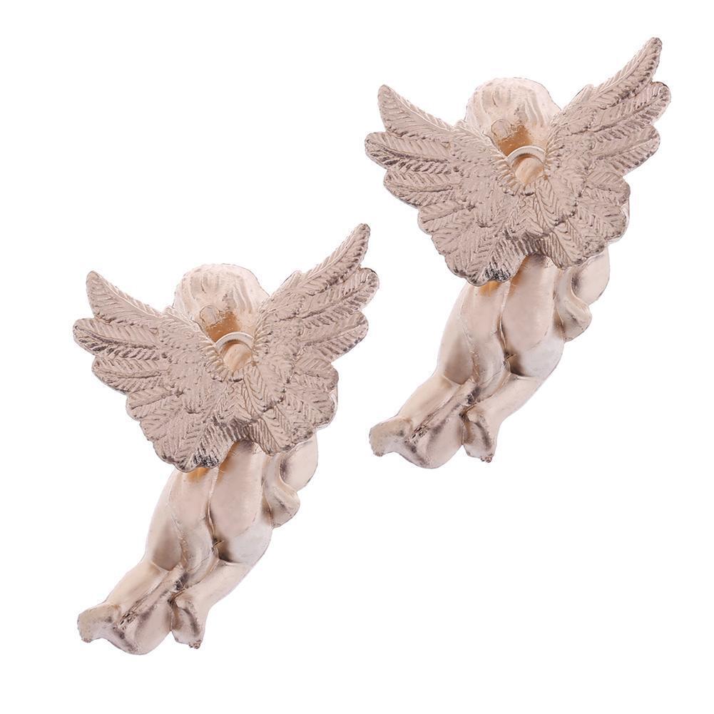 6 Kinds/Bag Angel Shaped Ornaments Wings Christmas Decorations Ornaments