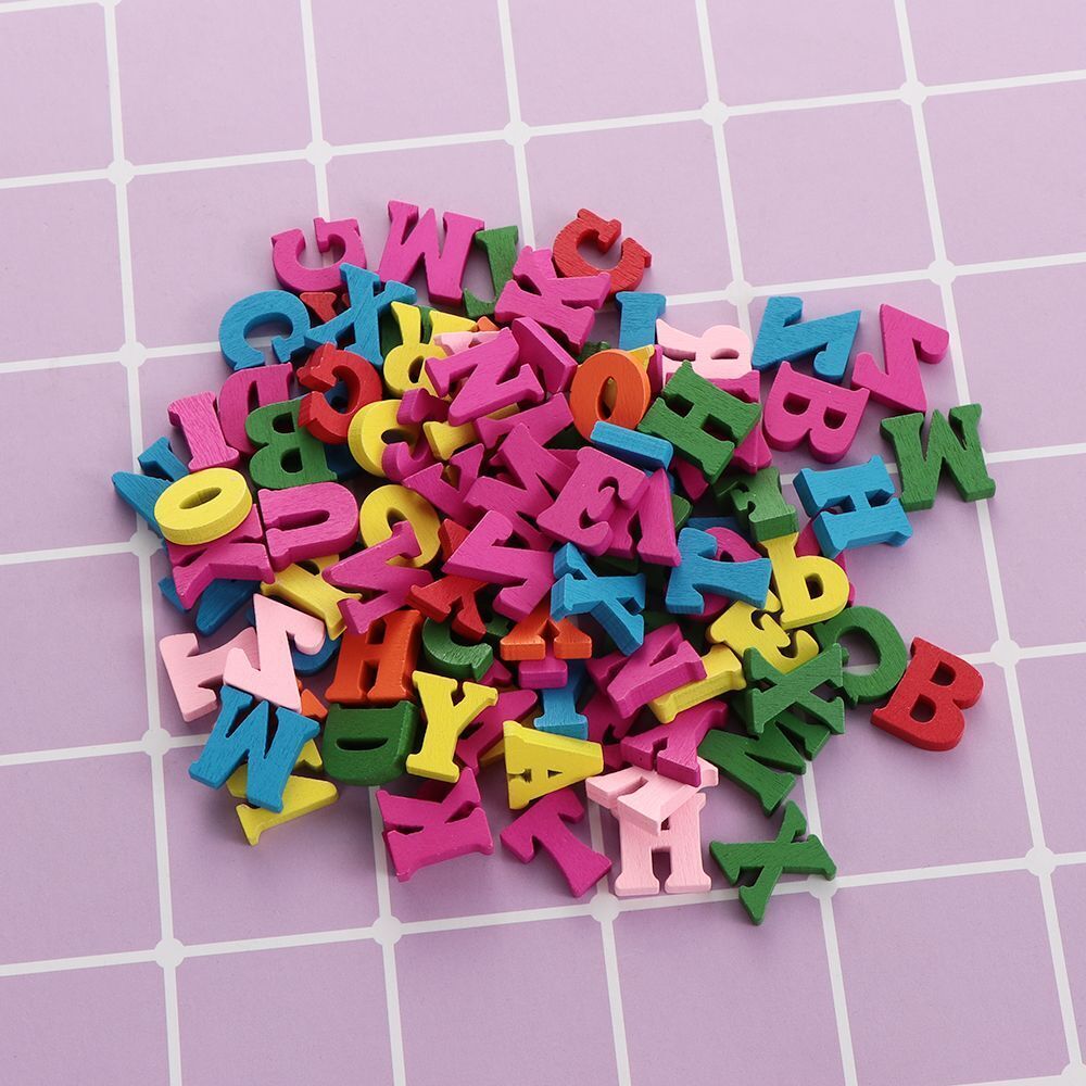 Home Party Decoration DIY Scrapbooking Wooden Letters Wall Decorative Alphabet