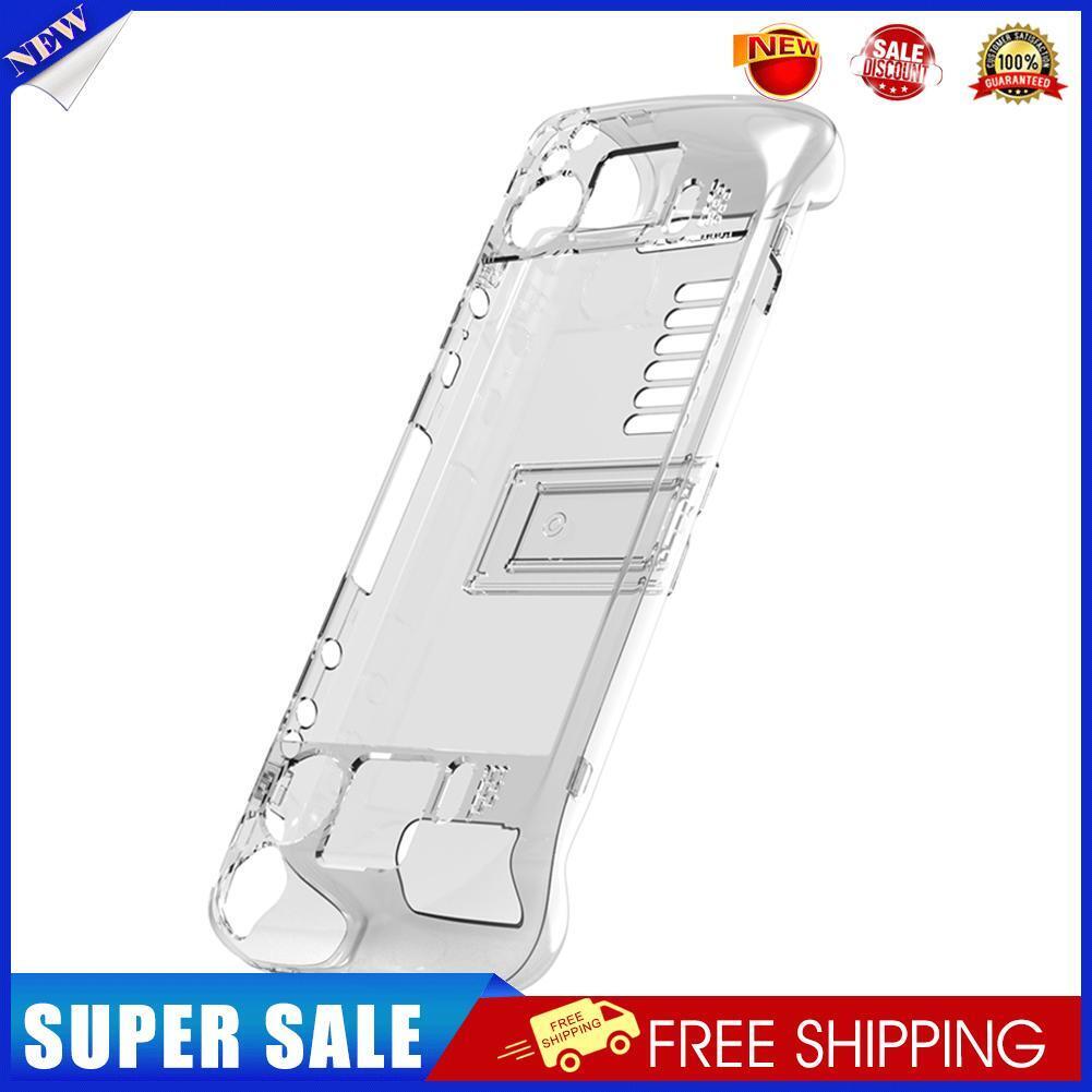 Back Case Shell for Steam Deck Crystal Clear Protective Game Console Cover