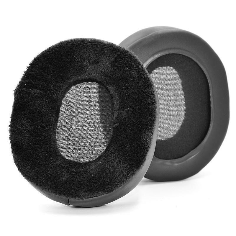 1 Pair Protective Foam Flannel Cushion Ear Pads for Logi-tech G Pro X Headset