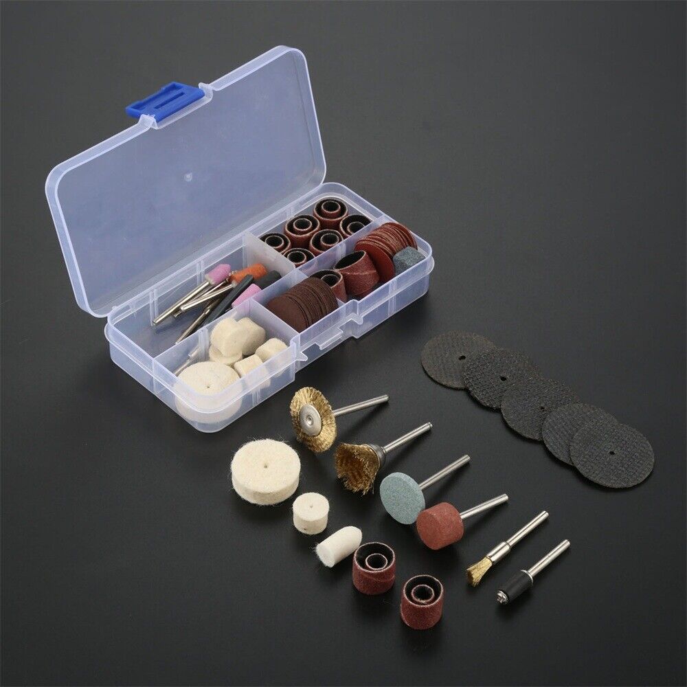 106Pcs /Set Polishing Grinding Buffing Tools Set Kit in Box for Metal Jade Glass