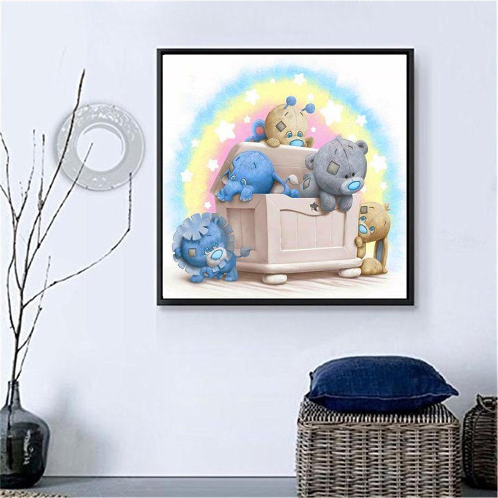 5D DIY Bear Diamond Painting Embroidery Cross Stitch Mosaic Picture Decor