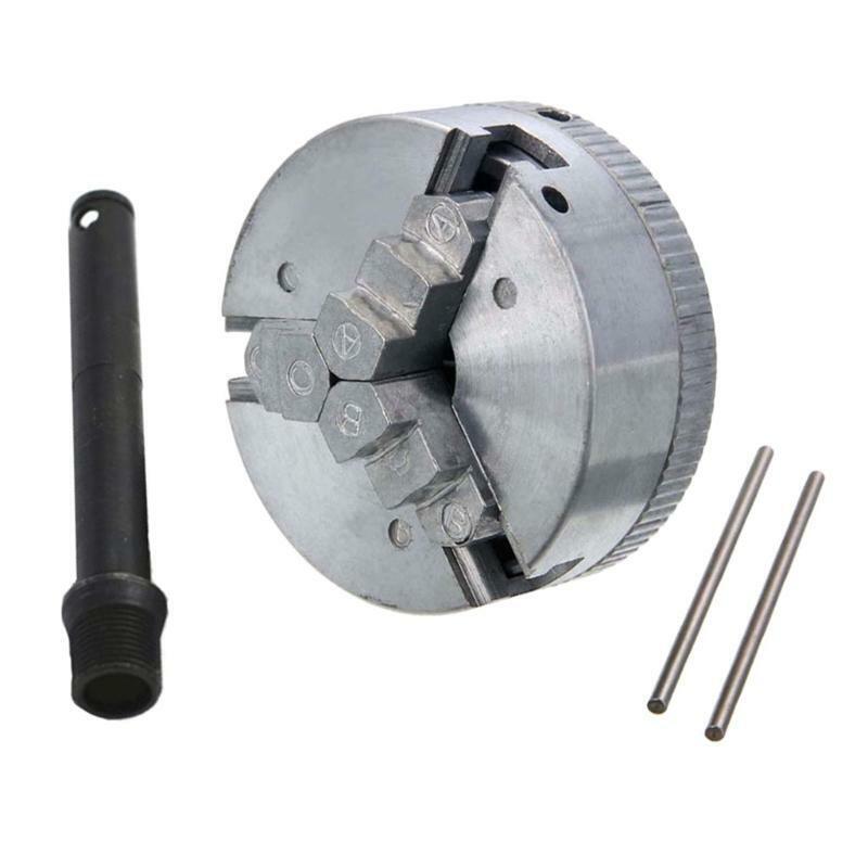 New Hot Z011 Zinc Alloy Scroll Chuck 3 Jaws Woodworking Hand Chuck