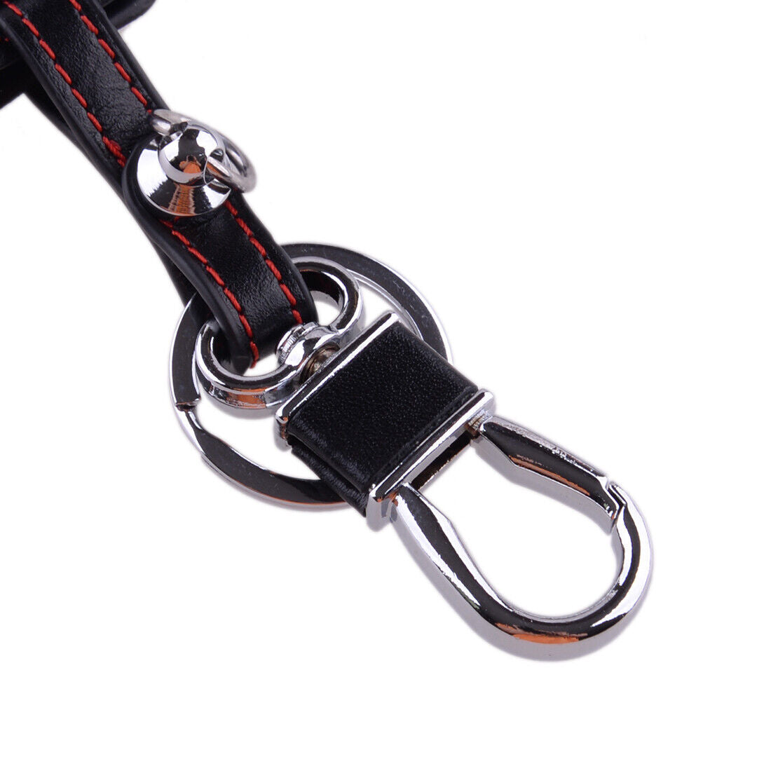 Leather Keychain Key Fob Cover Case Fit For Hyundai Genesis G80 2020-2021