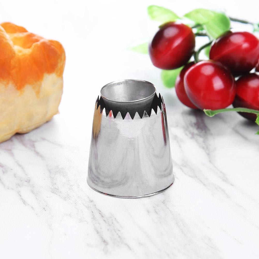 Lomia Cookie Decoration Mouth Icing Piping Tips Stainless Steel Nozzle(B)