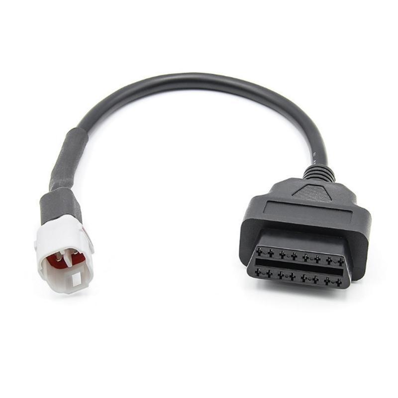 OBD Connector Universal Scanner For Yamaha-Motorbike 4 P Adapter Converter Cable