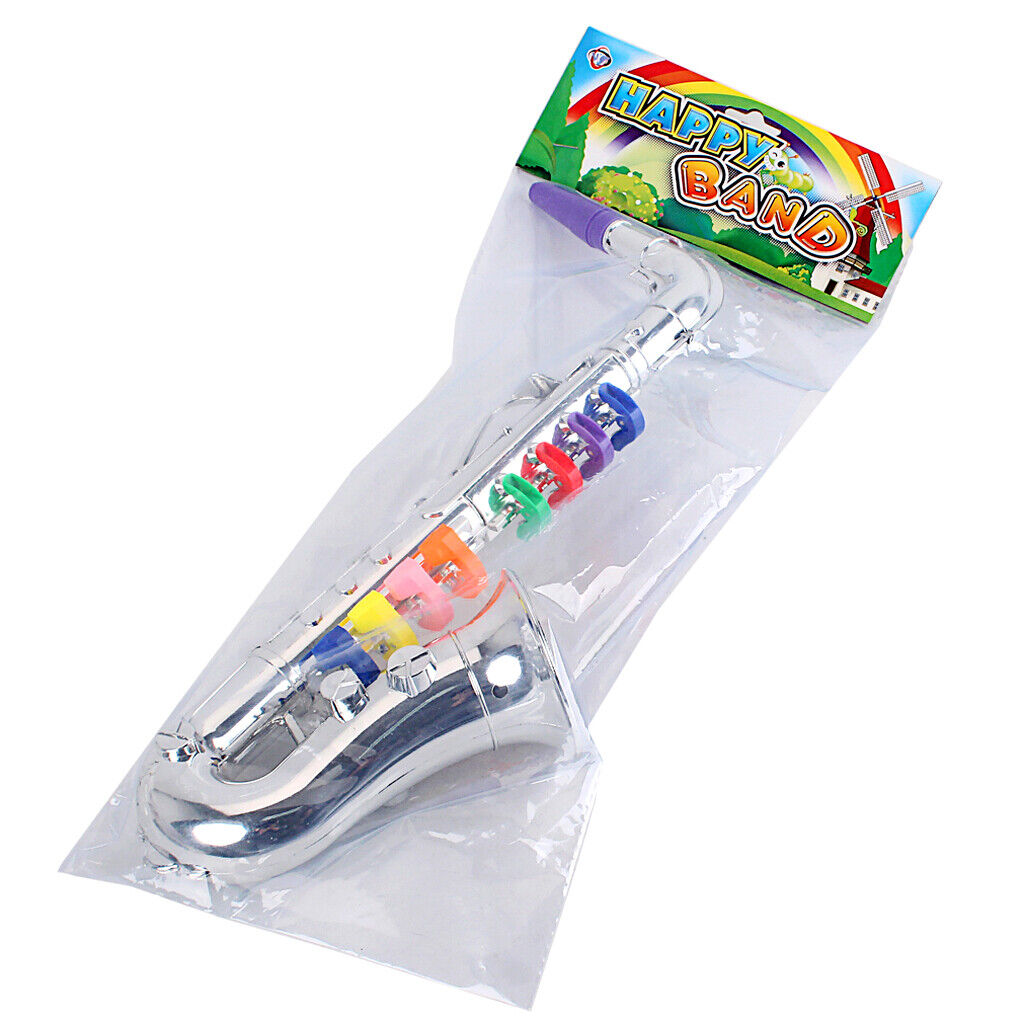 Musical Wind Instrument  Saxophone Sax With Colored , for