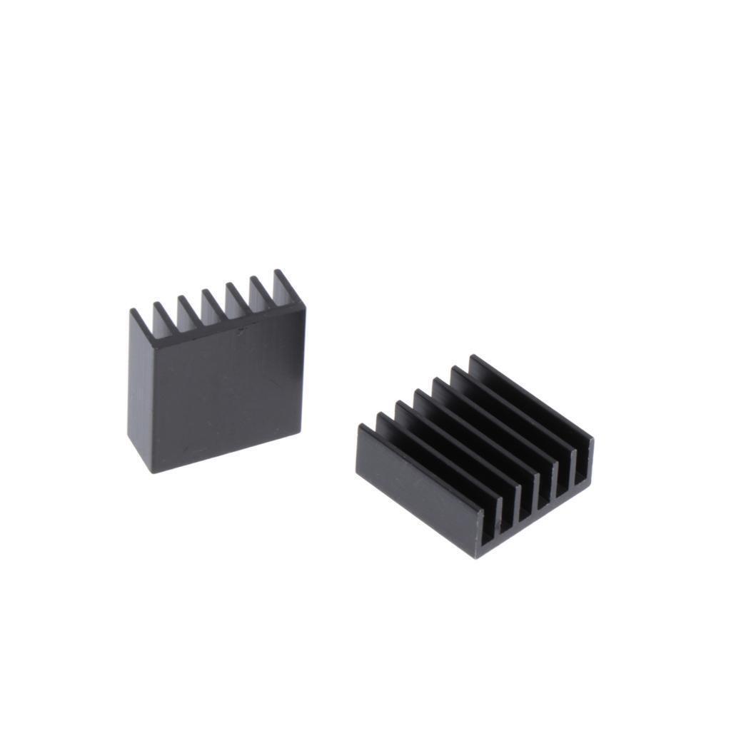 Aluminum CPU Chipset Radiator Heatsink Cooler Pad Replacement 14x14x6mm