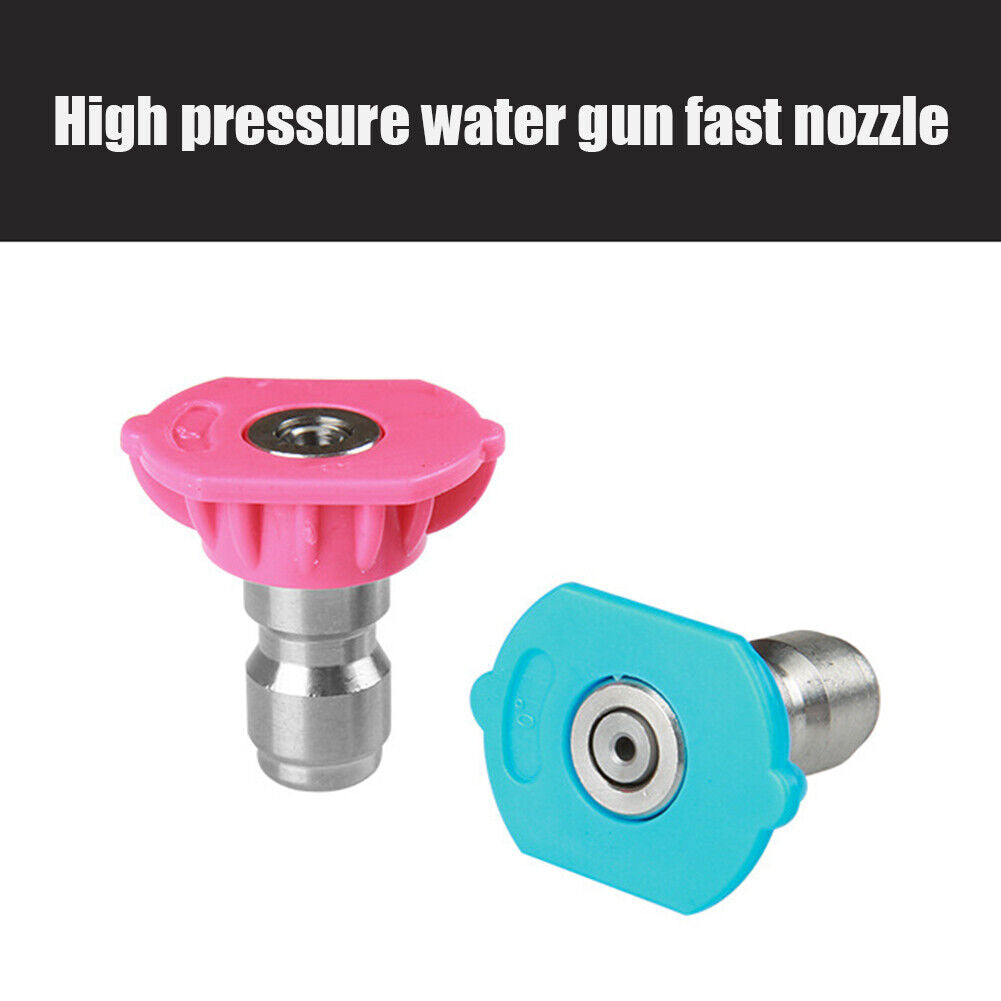 2pcs Second Story Pressure Washer Nozzle Tips 1/4 inch Quick Connect 4000PS